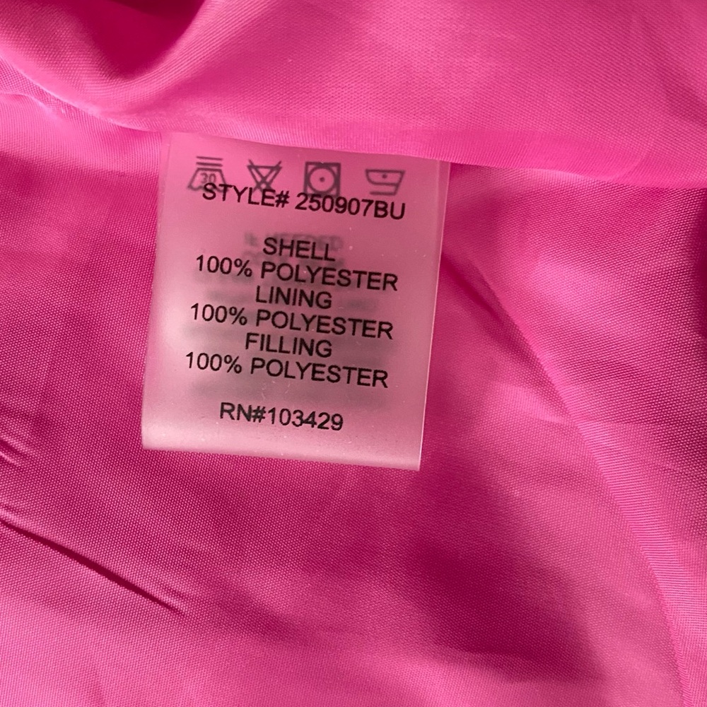 ANORAK Pink Puffer Quilted Vest sz Medium - Picture 9 of 14